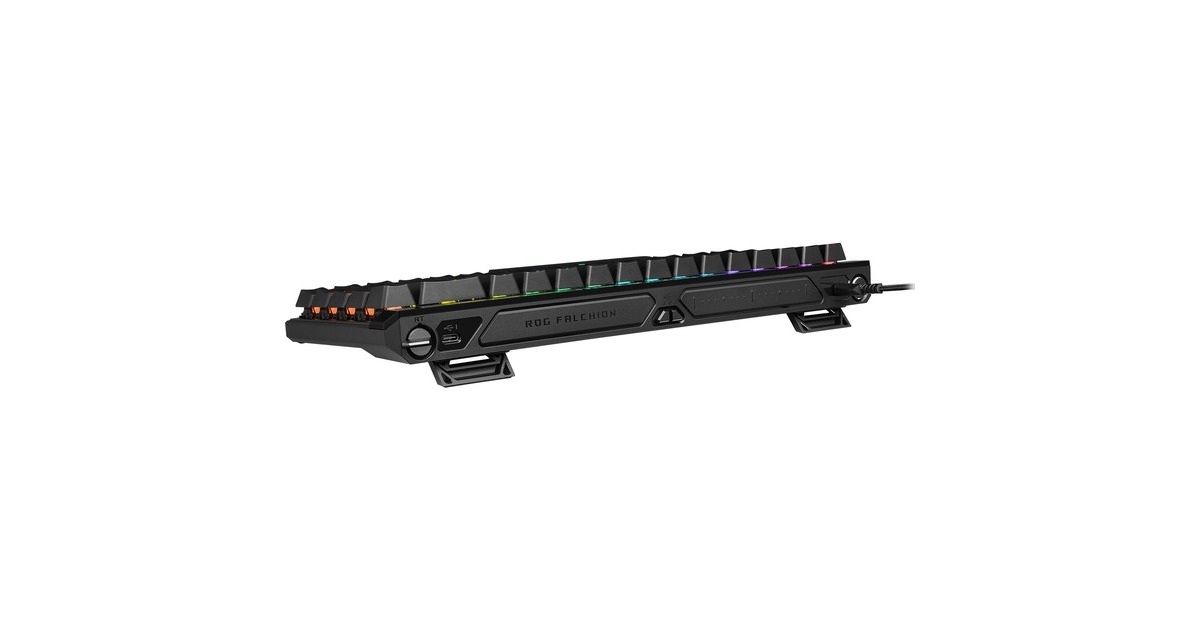 ASUSROG Falchion ACE HFX, gaming toetsenbord  (Zwart, US lay-out, ROG HFX, RGB leds, 65%, PBT Double-shot)