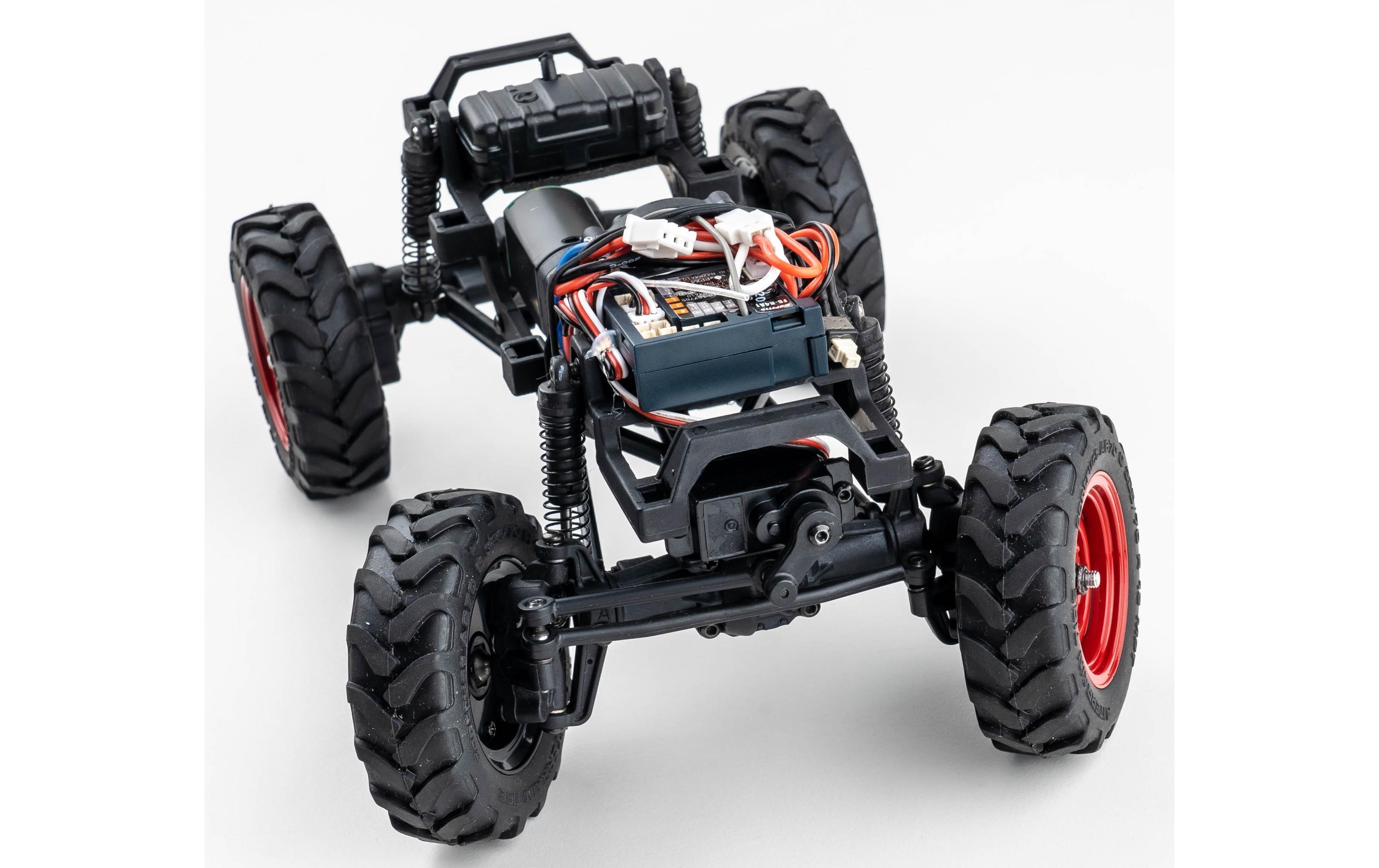 Scale Crawler FCX24 Power Wagon Mud-Racer, Blau 1:24, RTR<br>Rock Crawler im Miniformat mit 2-Gang Getriebe