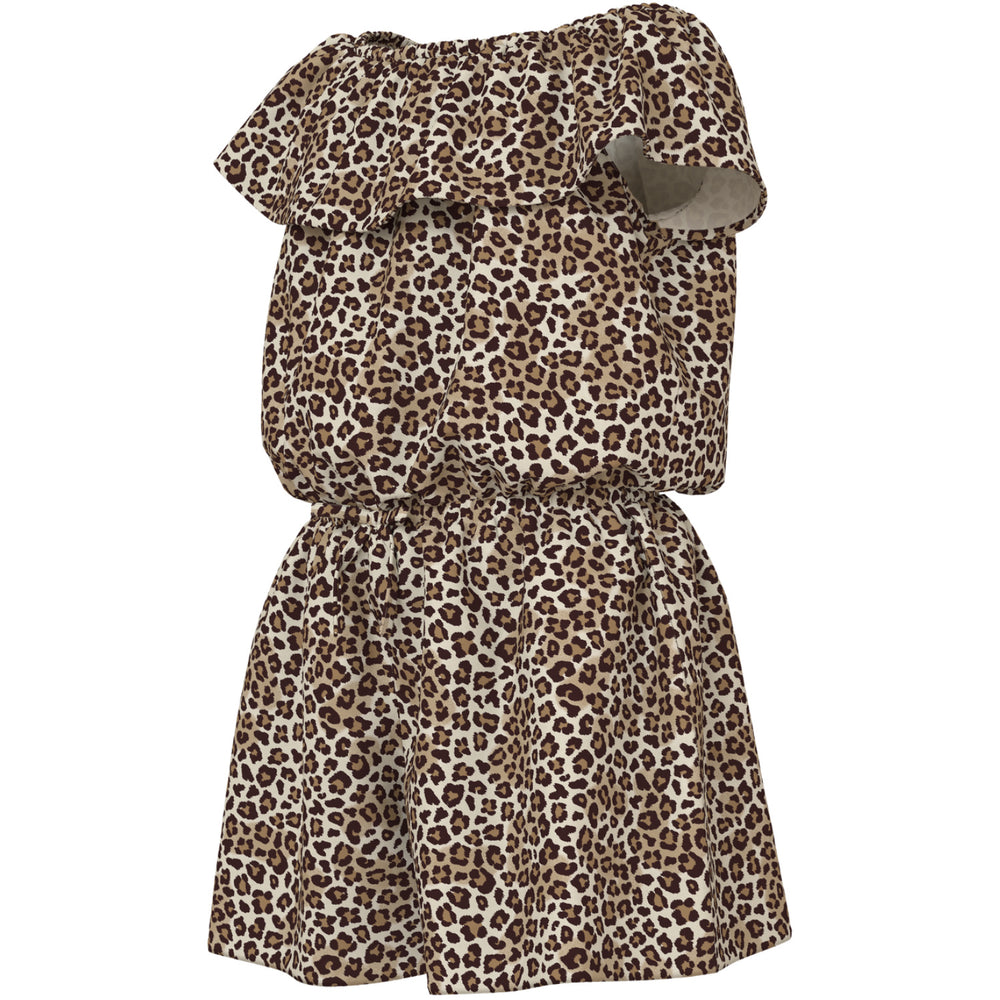Køb Name It Turtledove Leopard Nkfvinaya Ss Playsuit Fffff Noos