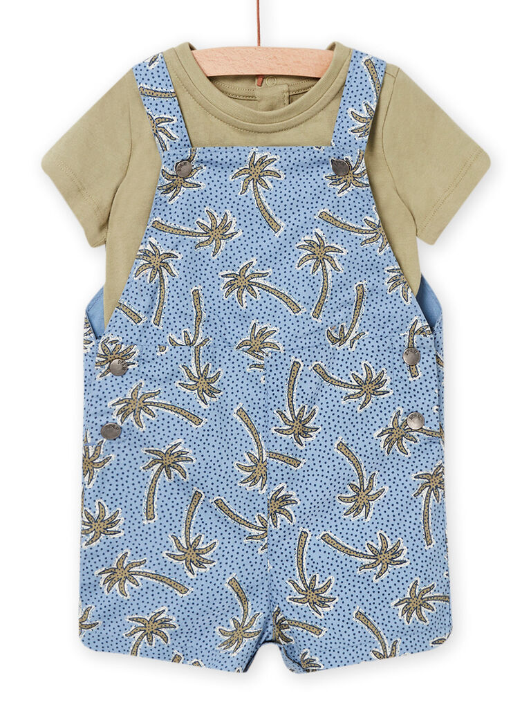 Ensemble vert pistache et bleu bébé garçon
