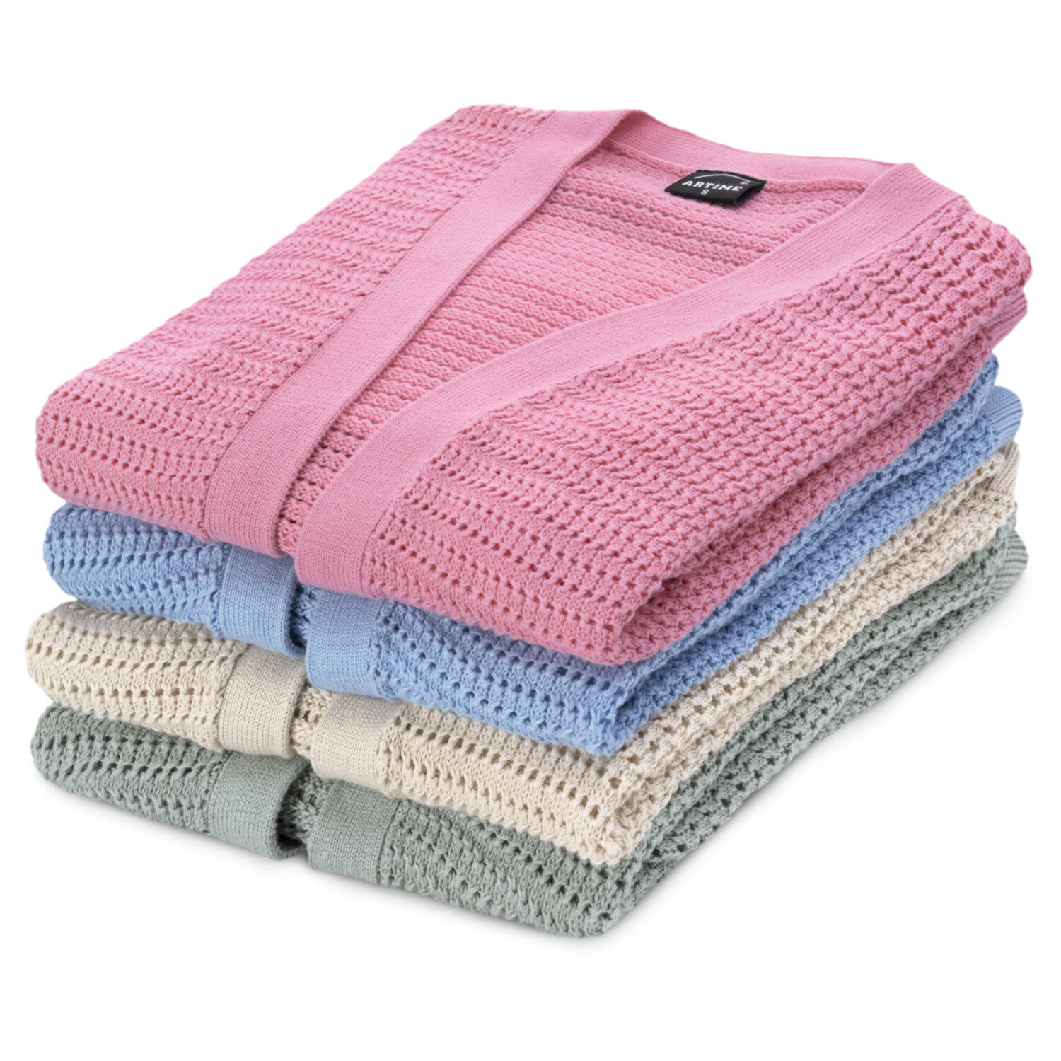 Damen-Strickjacke mit Ajourmuster von Artime