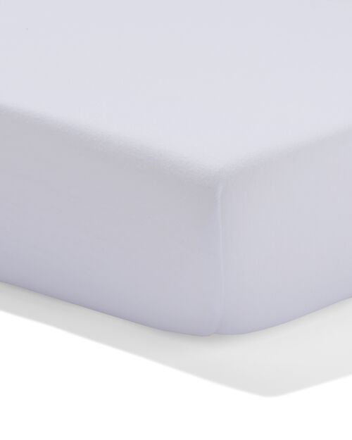 drap-housse pour surmatelas percale 180x200 blanc