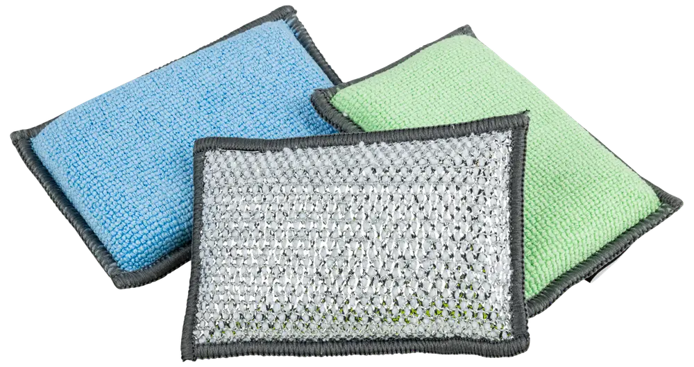 Rengøringssvamp mikrofiber 3-pak