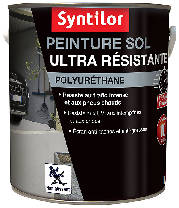 Peinture extérieure pour sol ultra résistante rivet satin Syntilor 4L
