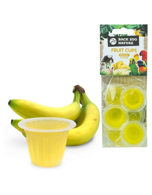 Back Zoo Nature Fruit Cups - Vogelsnack - Banaan 6 stuks
