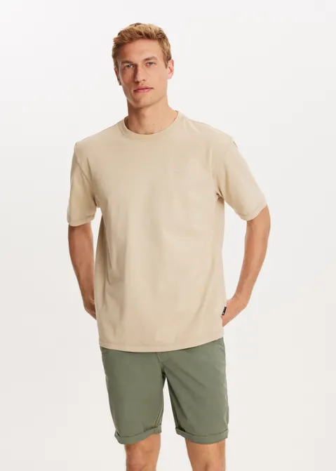 T-shirt met print merk off-white (CREME.L)