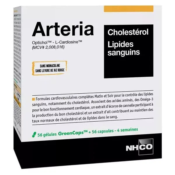 NHCO Arteria 56 cápsulas + 56 cápsulas gelatinosas