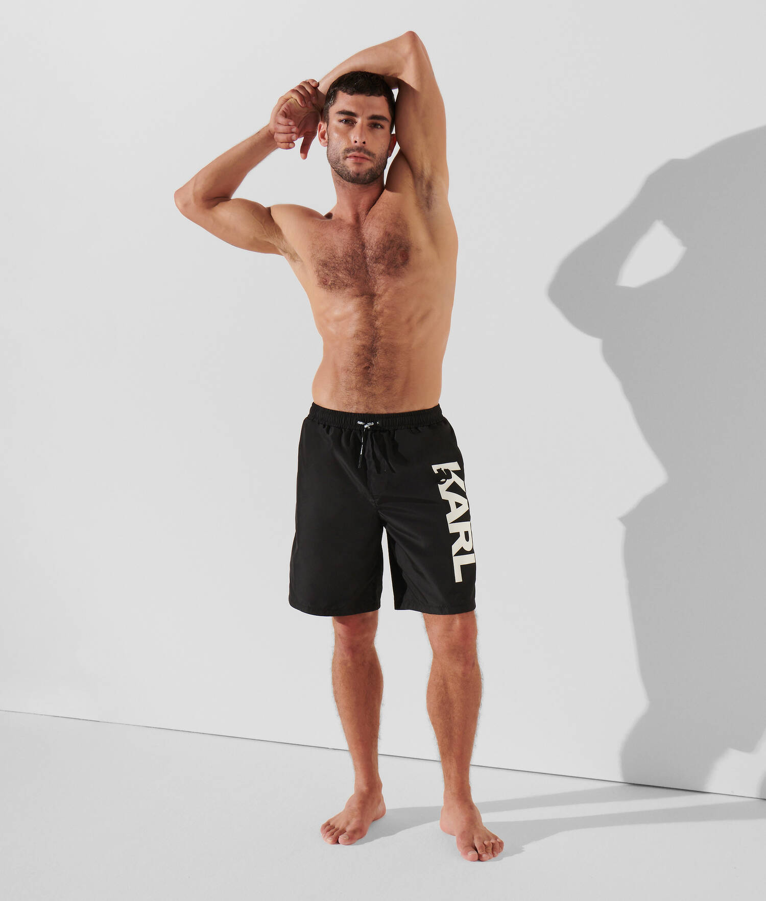 BERMUDA DE SURF AVEC LOGO KARL