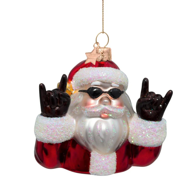 Vondels  Cool julemand juleophæng - H9 cm.