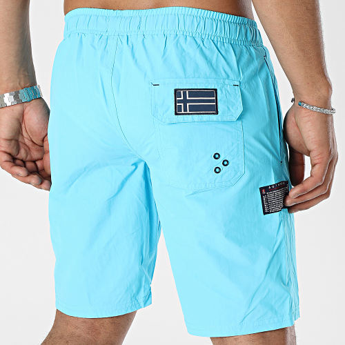 Short De Bain Bleu Clair