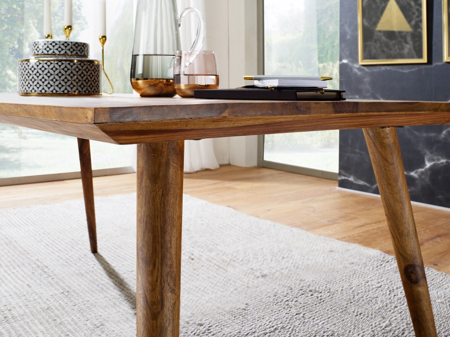 KADIMA DESIGN Massivholz Esstisch 