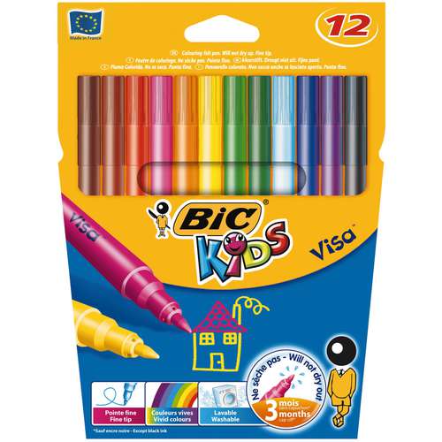 BIC® KIDS Visa™ Fasermaler-Sets