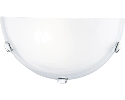 Wandlamp, 1-lichts, 30 cm breed, Salome, wit