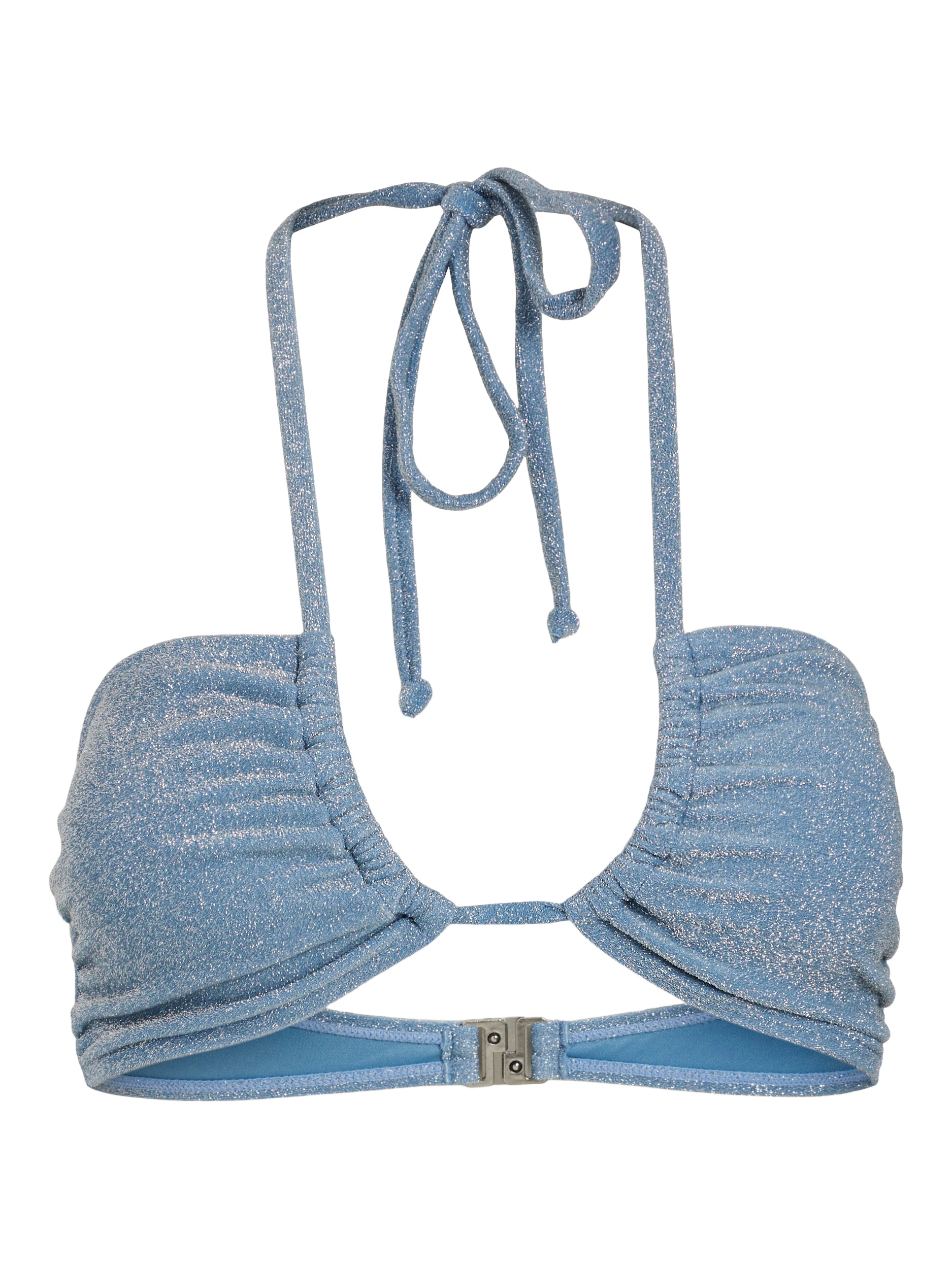 Vila  Vimarisa glimmer bikinitop - Coronet Blue