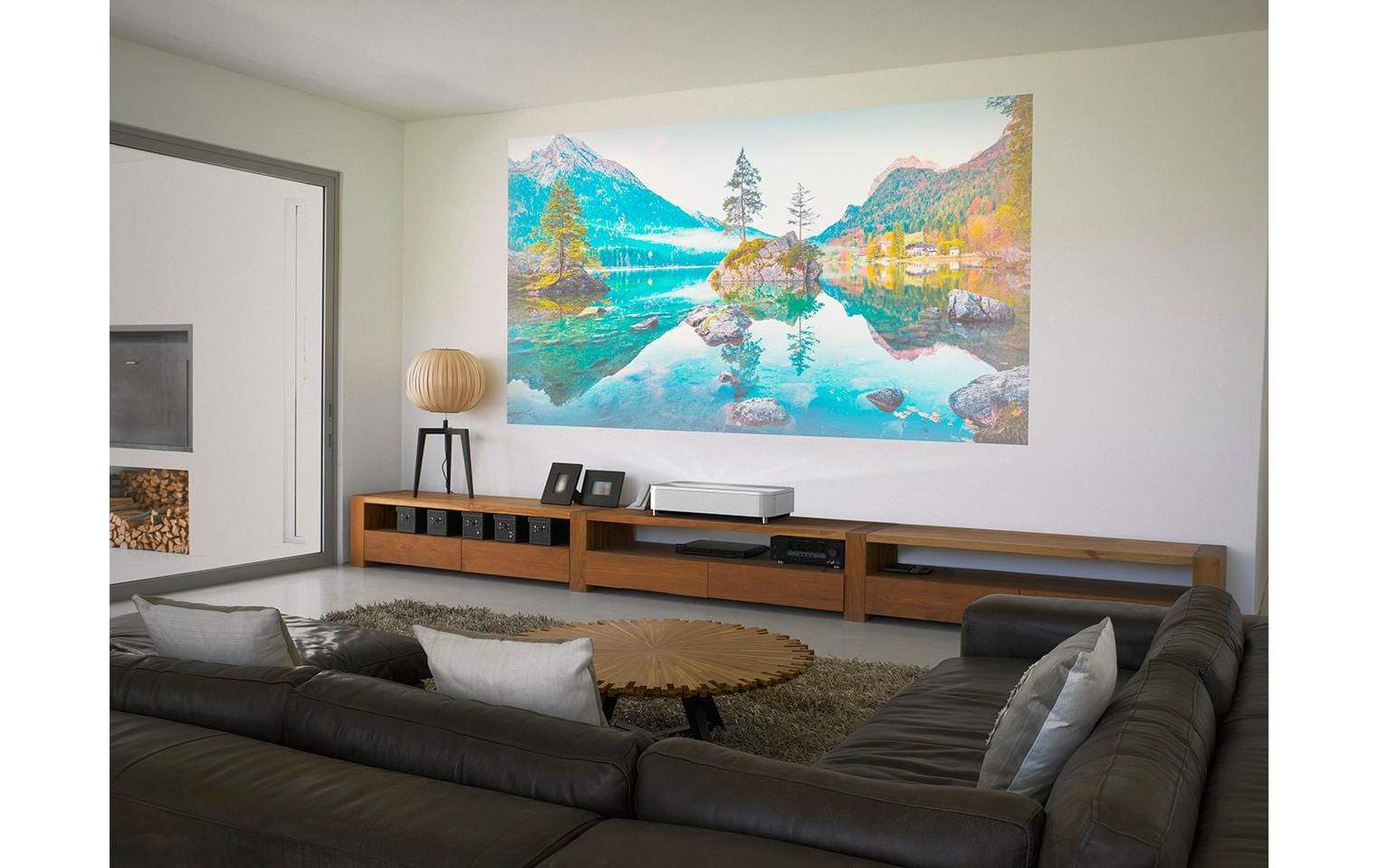 Ultrakurzdistanzprojektor EH-LS800W Weiss<br>4k UHD Laser Ultrakurzdistanzprojektor