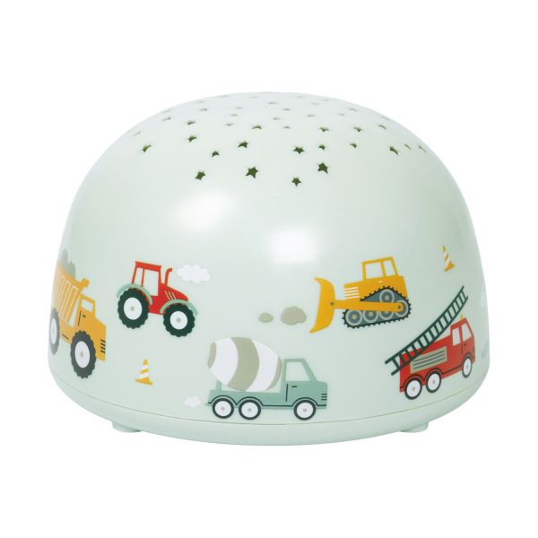 A Little Lovely Company Projector Lamp - Vehicles - Lichtblauw