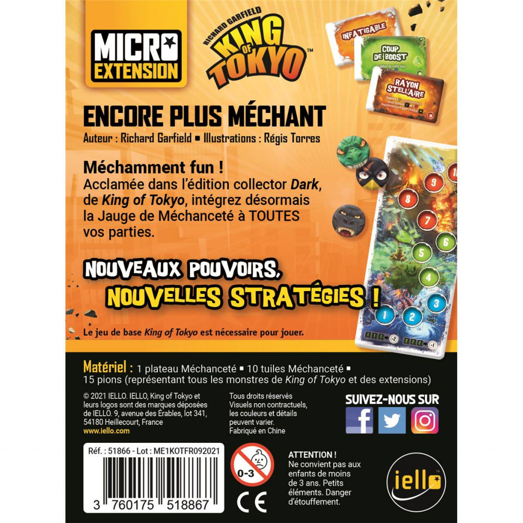 King of Tokyo - Micro Extension: Encore Plus Méchant