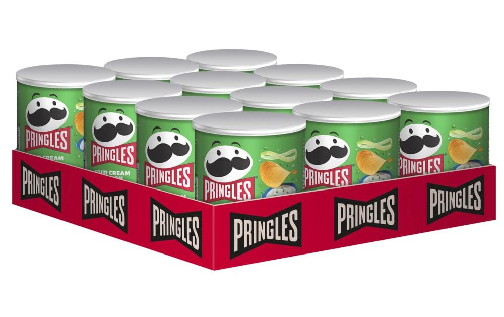 Chips Sour Cream & Onion 12 x 40 gWürziges Knabbergebäck aus Kartoffeln