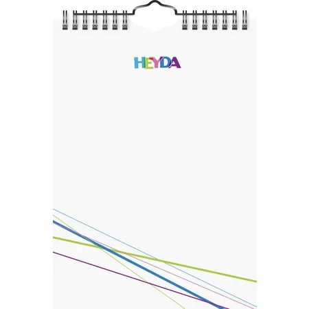 Heyda Bastelkalender immerwährend A5 Monatsblätter: weiß