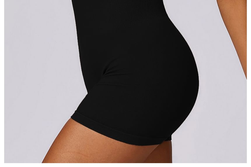 Skinniano - Spaghettibandjes effen open rug sportromper
