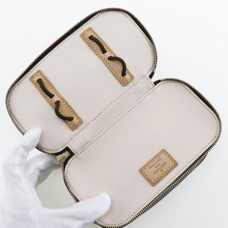 Louis Vuitton Vintage Louis Vuitton Cosmetic Pouch Brown