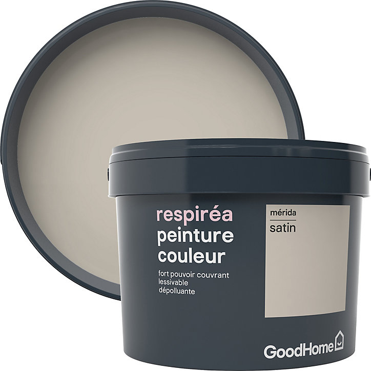 Peinture GoodHome Respiréa beige Mérida satin 2,5L