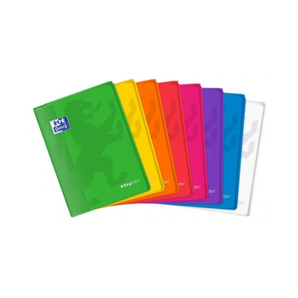 Oxford Caderno A4 Easybook com Aba e Bolsa Pautado Sortido 1 Un.