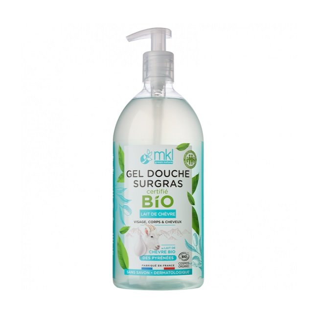 Gel Douche Surgras Lait de Chèvre Bio 1L