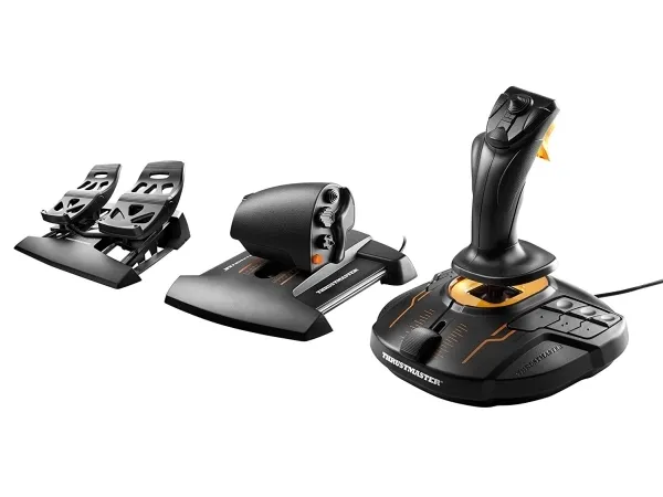 ThrustMaster T.16000M FCS Flight Pack - Joystick, speeder og pedaler - kablet - for PC