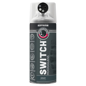 Rust-Oleum Switch spuitlak hoogglans antraciet 400 ml