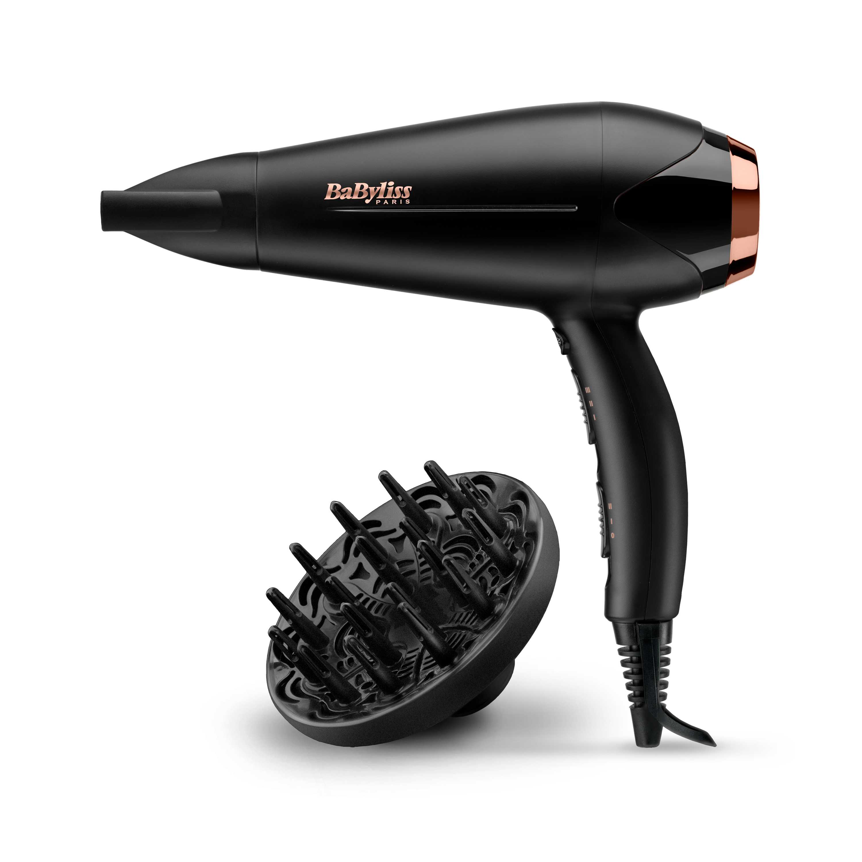 SECADOR DE CABELO BABYLISS D570DE PRETO 2200W