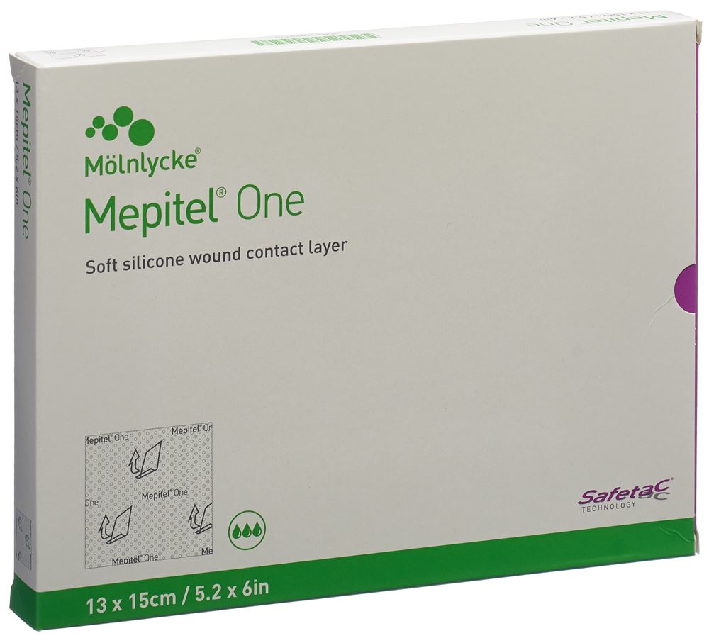 MEPITEL One Wundverband<br>5 Stück, 13x15cm, (skin tears)