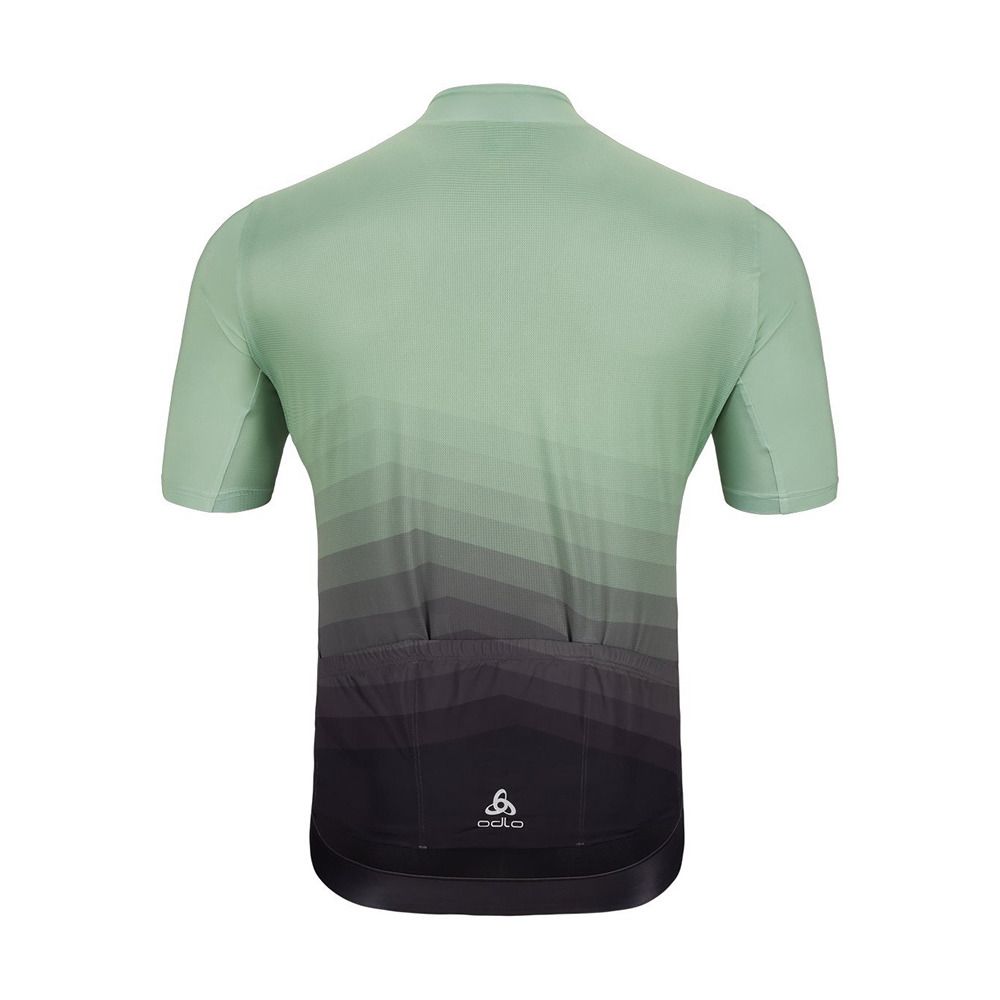 Odlo ZEROWEIGHT CHILL-TEC - Maillot Homme loden frost - black