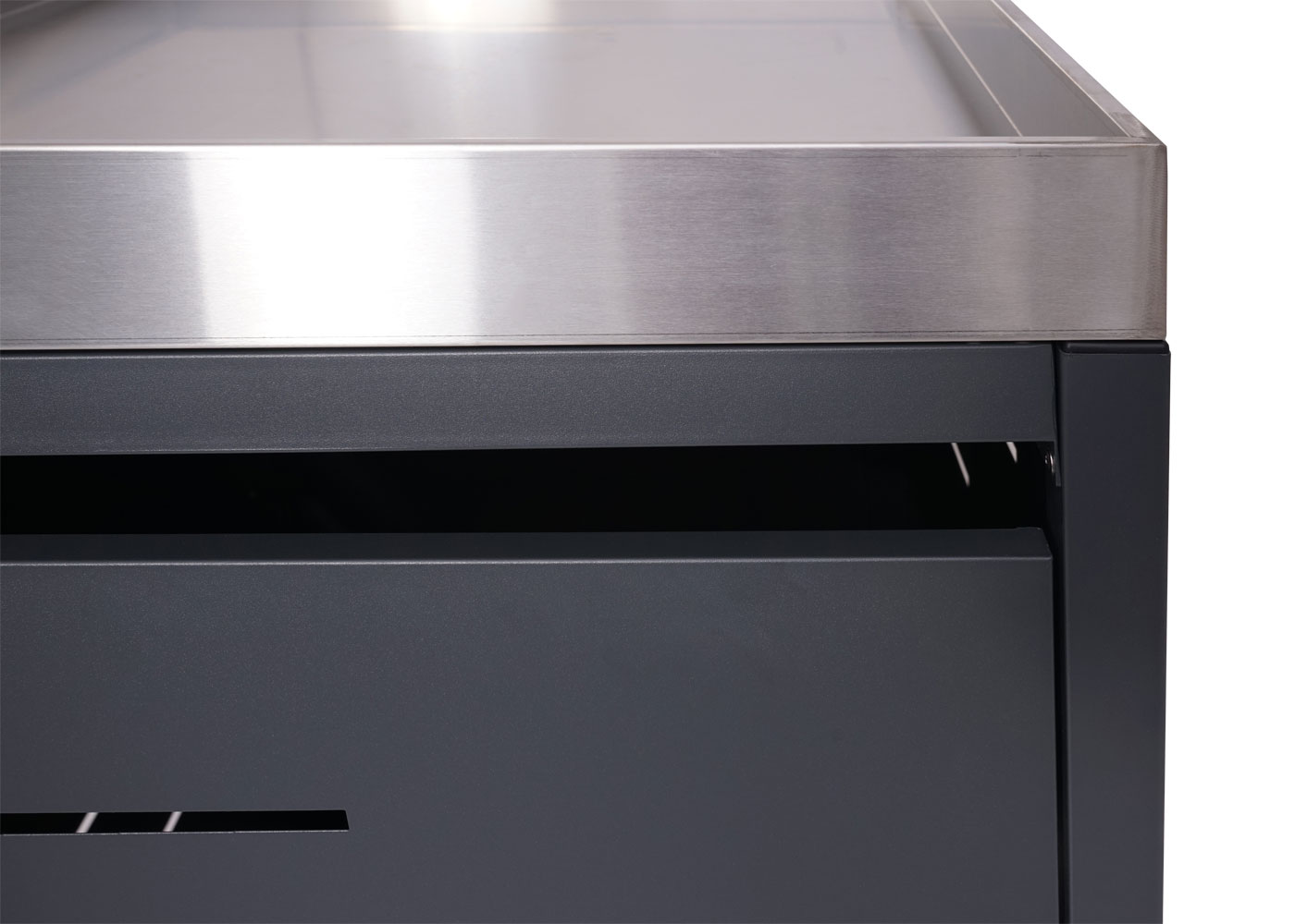 XL 1er-/2er-Mülltonnenverkleidung MCW-H40, Mülltonnenbox, Pflanzkasten Edelstahl-Metall 40kg 125x75x102cm erweiterbar