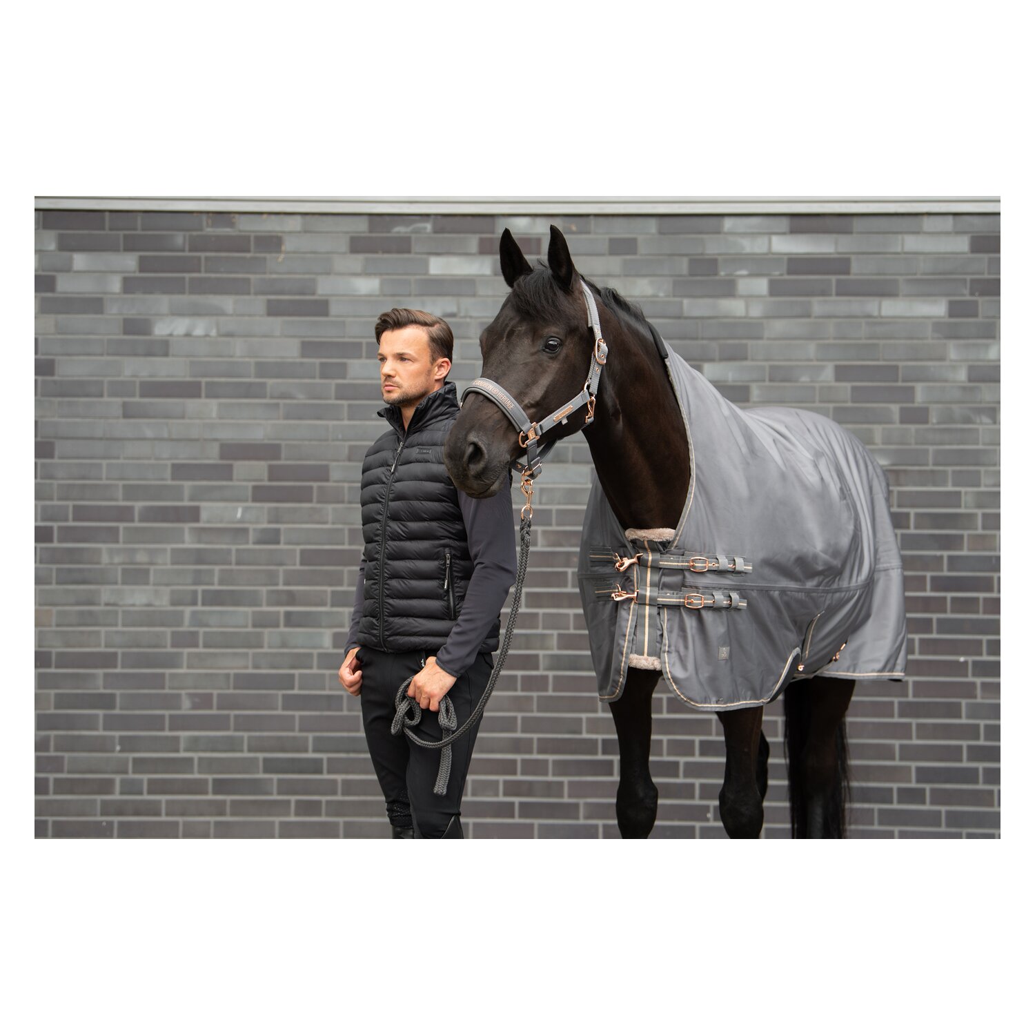 ESKADRON Heritage Weidedecke Beta 1680 FauxFur - earl grey