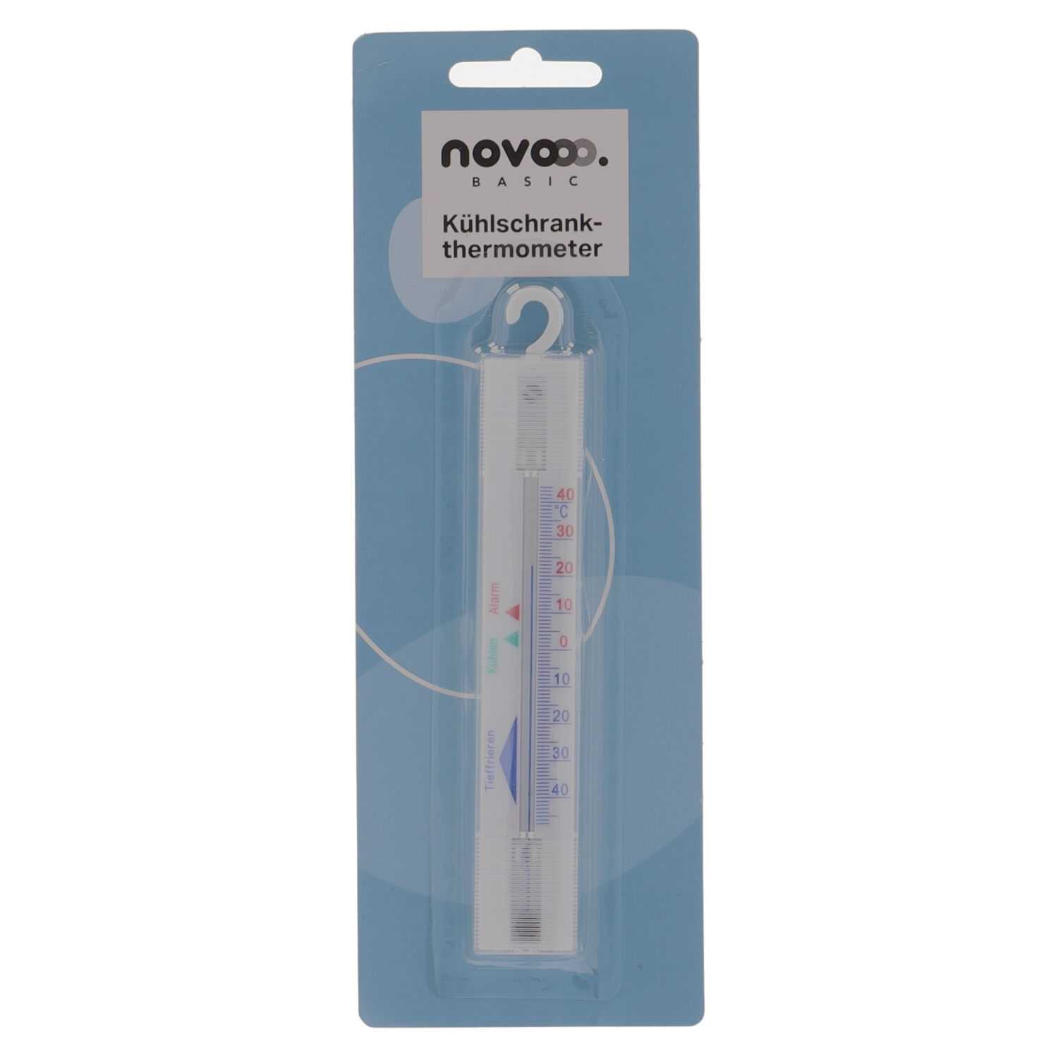 novooo Thermometer für Kühlschrank, Kunststoff