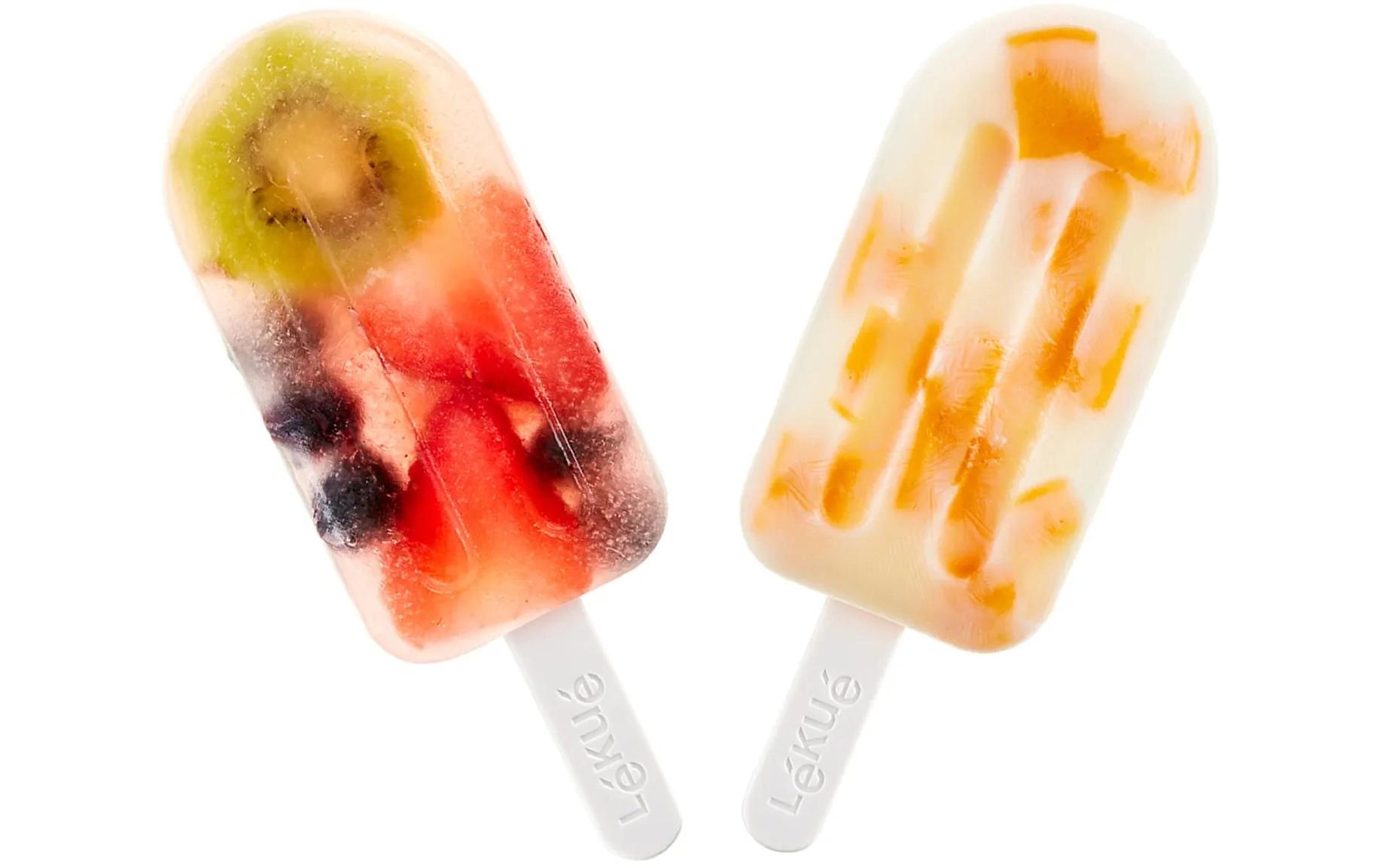 Glacestengel Weiss, 20 StückWiederverwendbare Eisstäbchen