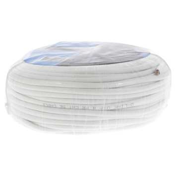 Q-Link UTP kabel CAT5 AWG26 50 meter wit