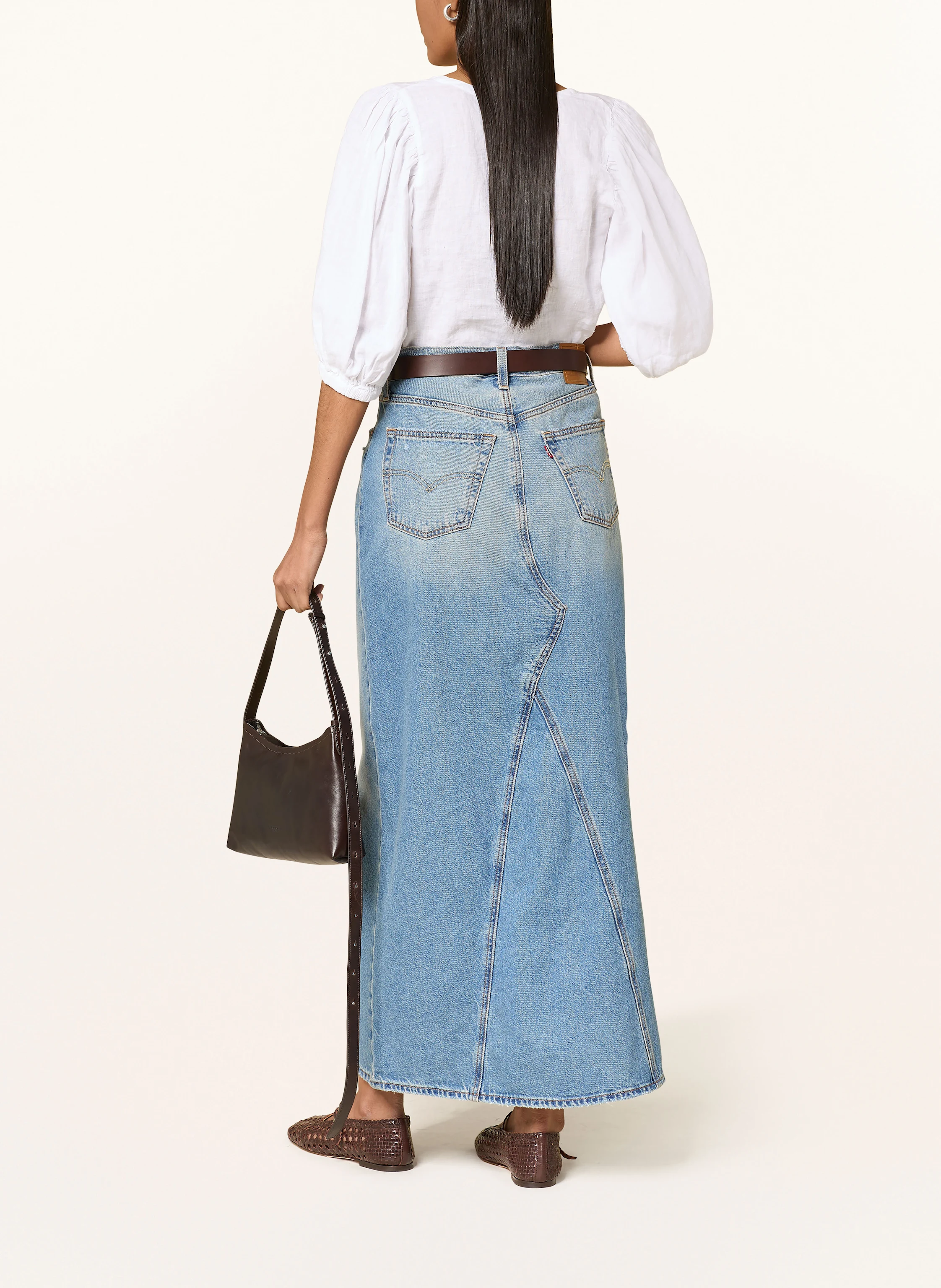 MOS MOSH Blusenshirt MMTAISSA aus Leinen mit 3/4-Arm