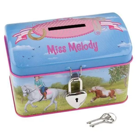 Depesche Miss Melody Spardose, blau, sortiert