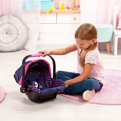 Bayer Design B Babystol Til Dukke Deluxe, Blå/Rosa