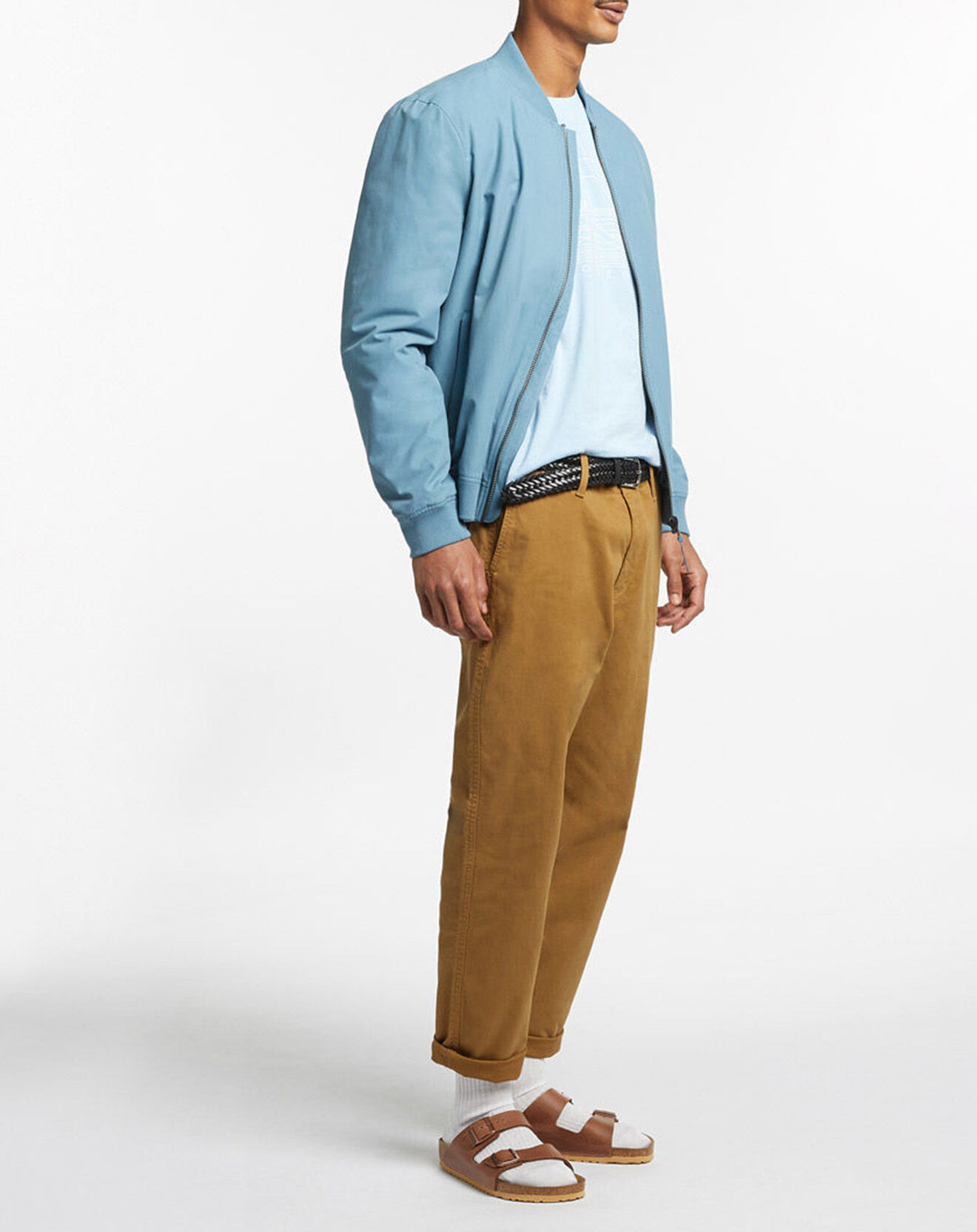 Galeries Lafayette Bombers déperlant bleu gris