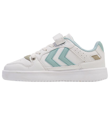 Hummel Schuhe - ST. Power Play Jr - White/Turquoise