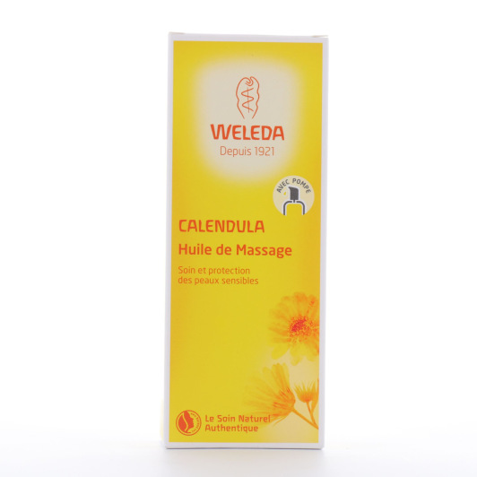 Huile de massage corps au Calendula Weleda