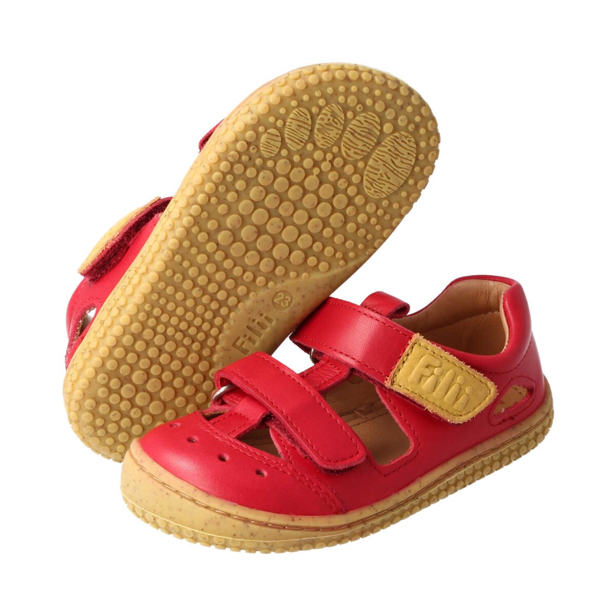 B32212-1 fire KAIIMAN BIO nappa leather velcro Weite/W