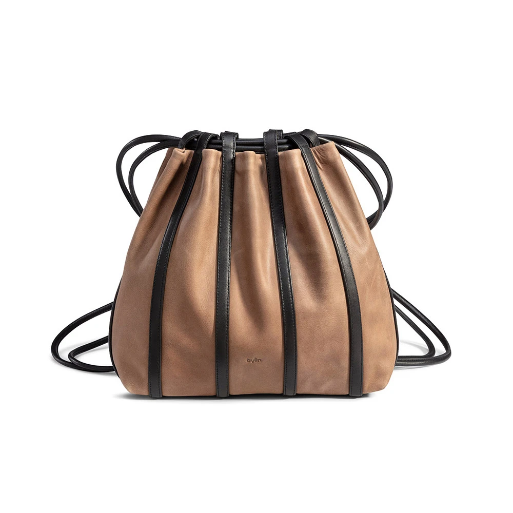 Ricefield Backpack Taupe Vintage Leather