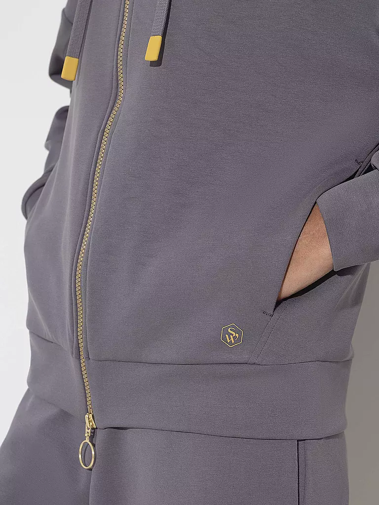 MEY Loungewear Sweatjacke SMOOTH grau