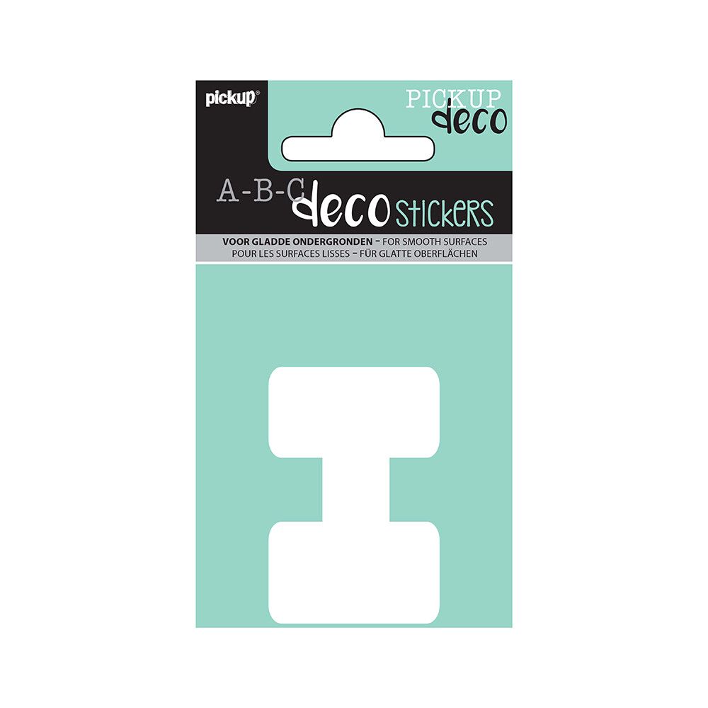 BOKSTAVER PICKUP I ABC DECO ANNA 60 MM I HVIT