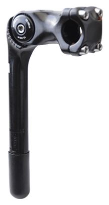 POTENCE REGLABLE PLONGEUR D22.2 L80 UNO ALU NOIR OUVRABLE 0 A 60° (CINTRE 25.4)