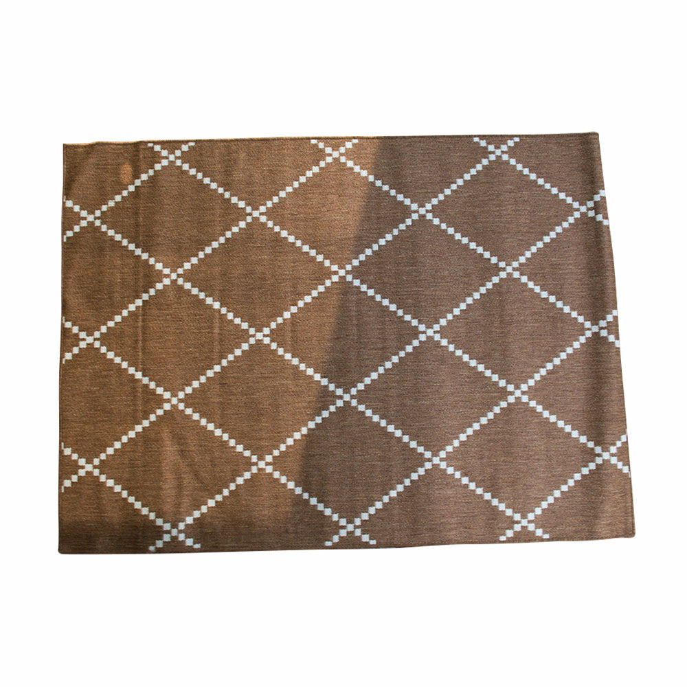Tapis intérieur - ethnik - 120 x 160 cm - marron/ivoire - cezare